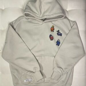 Zara Among Us Cream Hoodie